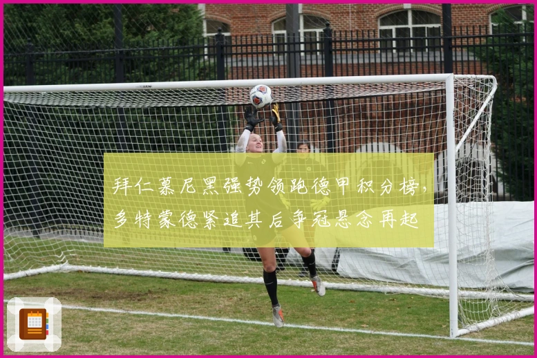 拜仁慕尼黑强势领跑德甲积分榜，多特蒙德紧追其后争冠悬念再起